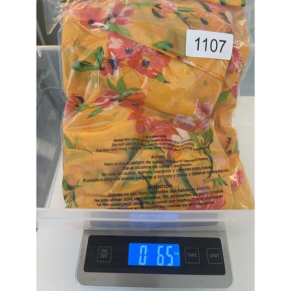 NWT Shore Drive Yellow Floral Boho Kimono Swim Beach Pool Cover Up Robe OSFM - Picture 7 of 7